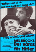 Det våras för Hitler 1967 poster Zero Mostel Gene Wilder Dick Shawn Mel Brooks