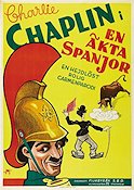 En äkta spanjor 1915 poster Charlie Chaplin Edna Purviance Hitta mer: Silent movie