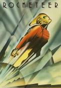 The Rocketeer 1991 poster Bill Campbell Timothy Dalton Jennifer Connelly Joe Johnston Från serier Art Deco