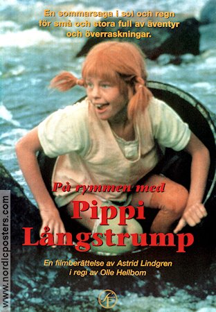 På rymmen med Pippi Långstrump filmaffisch poster