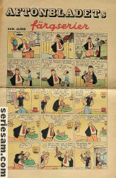 Färglådan Aftonbladets veckoserier 1937 nr 1 omslag serier