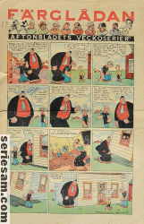 Färglådan Aftonbladets veckoserier 1937 nr 12 omslag serier