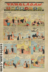 Färglådan Aftonbladets veckoserier 1937 nr 28 omslag serier