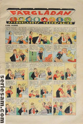 Färglådan Aftonbladets veckoserier 1937 nr 46 omslag serier