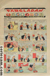 Färglådan Aftonbladets veckoserier 1937 nr 47 omslag serier