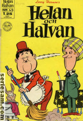 Helan och Halvan 1967 nr 45 omslag serier