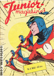 Juniormagasinet 1954 nr 4 omslag serier Juniormagasinet 1954 nr 4 omslag serier