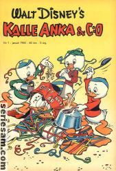 Kalle Anka & C:O 1950 nr 1 omslag serier