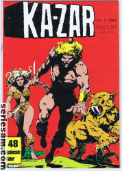 Ka-Zar 1984 nr 4 omslag serier