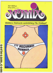 Komix 1971 nr 4 omslag serier