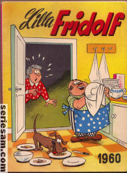 Lilla Fridolf julalbum 1960 omslag serier