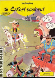 Lucky Lukes äventyr 1976 nr 22 omslag serier