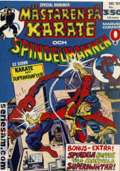 Mästaren på karate och Spindelmannen 1974 omslag serier
