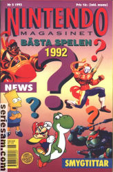 Nintendomagasinet 1993 nr 5 omslag serier