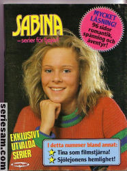 Sabina 1987 omslag serier