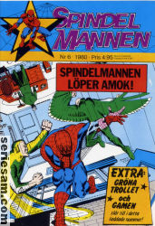 Spindelmannen 1980 nr 6 omslag serier