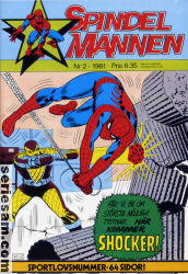 Spindelmannen 1981 nr 2 omslag serier