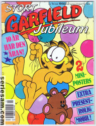 Stort Garfield jubileum 1988 nr 1 omslag serier