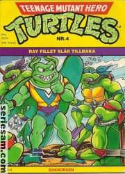 Teenage Mutant Hero Turtles Bokborgen 1992 nr 4 omslag serier