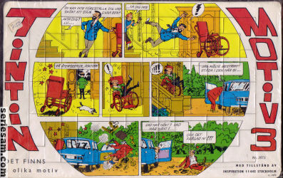 Tintin pussel 1973 nr 3 omslag serier