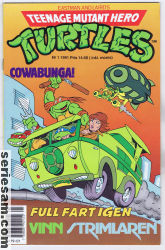 Teenage Mutant Hero Turtles 1991 nr 1 omslag serier