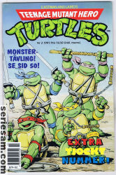 Teenage Mutant Hero Turtles 1991 nr 2 omslag serier
