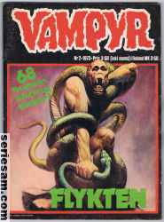 Vampyr 1973 nr 2 omslag serier