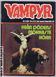 Vampyr 1974 nr 2 omslag serier