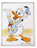 untitled Donald Duck watercolor