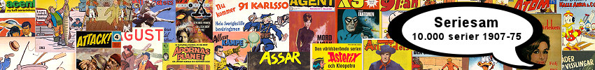 Seriesam Serietidningar 1907-1975 säljes och köpes