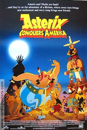Asterix Conquers America 1995 poster Roger Carel Gerhard Hahn Hitta mer: Asterix Animerat Från serier