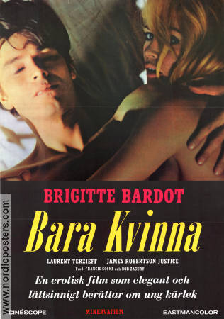 Bara kvinna 1967 poster Brigitte Bardot