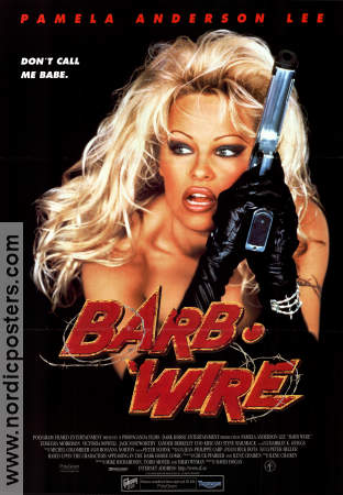 Barb Wire 1996 poster Pamela Anderson Lee Temuera Morrison David Hogan Vapen Damer Från serier