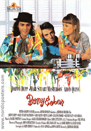 Benny and Joon 1993 poster Johnny Depp Mary Stuart Masterson Aidan Quinn Jeremiah S Chechik