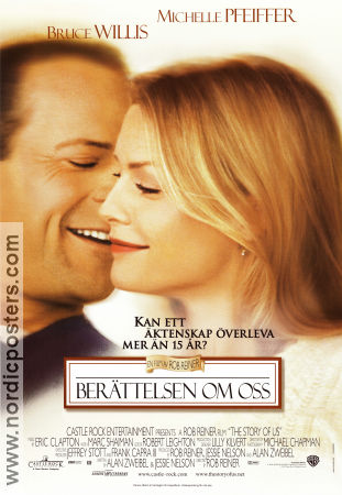 Berättelsen om oss 1999 poster Michelle Pfeiffer Bruce Willis Colleen Rennison Rob Reiner Romantik