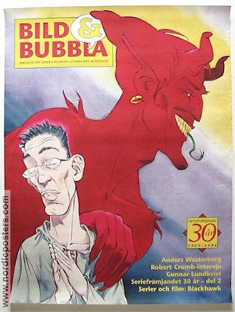 Bild och Bubbla 1998 affisch Affischkonstnär: Patrik Norrman Från serier