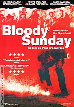 Bloody Sunday 2002 poster Paul Greengrass James Nesbitt Tim Pigott-Smith