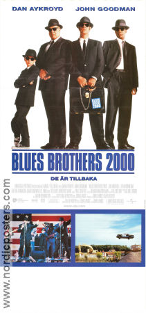 Blues Brothers 2000 1998 poster Dan Aykroyd John Goodman Walter Levine John Landis