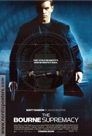 The Bourne Supremacy 2004 poster Matt Damon Franka Potente Joan Allen Paul Greengrass