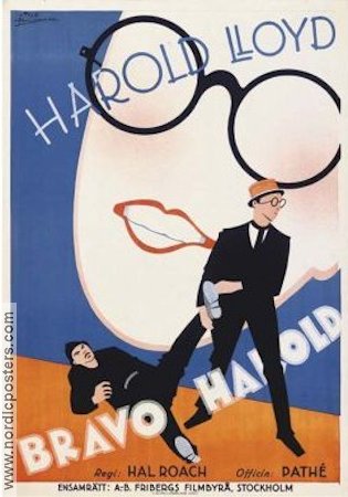 Bravo Harold 1922 poster Harold Lloyd