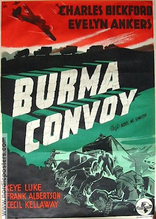 Burma Convoy 1942 poster Charles Bickford Asien