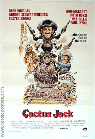 Cactus Jack 1979 poster Kirk Douglas Ann-Margret Arnold Schwarzenegger