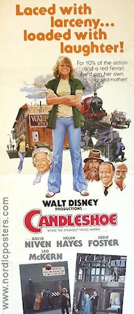 Candleshoe 1977 poster David Niven Jodie Foster
