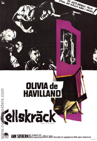 Cellskräck 1964 poster Olivia de Havilland Walter Grauman