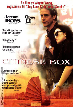Chinese Box 1997 poster Jeremy Irons Li Gong Wayne Wang Asien