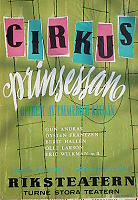 Cirkusprinsessan 1957 poster Jackie Söderman Hitta mer: Riksteatern