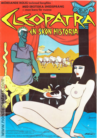 Cleopatra en skön historia 1970 poster Osamu Tezuka Eiichi Yamamoto Animerat Hitta mer: Anime Filmen från: Japan