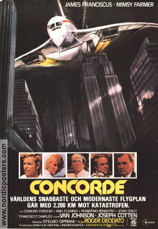 Concorde 1979 poster James Franciscus Mimsy Farmer Roger Deodato Flyg