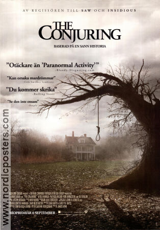 The Conjuring 2013 poster Patrick Wilson Vera Farmiga James Wan