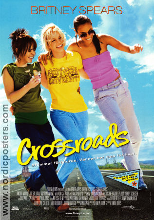 Crossroads 2002 poster Britney Spears Anson Mount Zoe Saldana Tamra Davis Kändisar